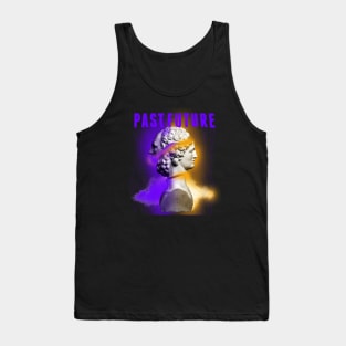 Janus Mythology Vaporwave Purple and Orange Tank Top